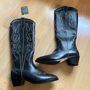 Bared Footwear Leather Western Boots Akepa, Womens 38/US 7.5-8, NEW W TAG